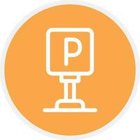 Parking Creative Icon Design vector