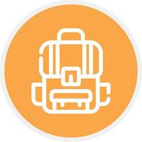 Backpack Creative Icon Design vector