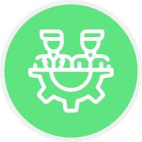 Workforce Creative Icon Design vector