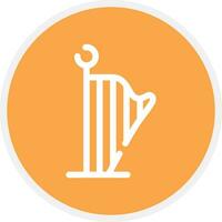 Harp Creative Icon Design vector