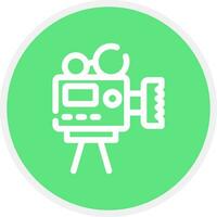 Video Camera Creative Icon Design vector