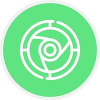 Shutter Creative Icon Design vector