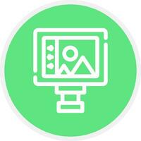 Lcd Creative Icon Design vector