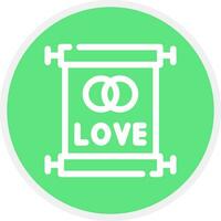 Wedding Vows Creative Icon Design vector