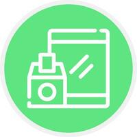Online Voting Creative Icon Design vector