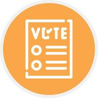 Ballot Creative Icon Design vector