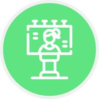 Billboard Creative Icon Design vector