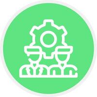 Line Circle Design vector