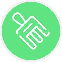 Comb Creative Icon Design vector