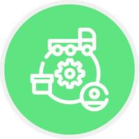 Supply Chain Creative Icon Design vector