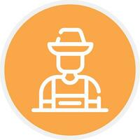 Farmer Creative Icon Design vector