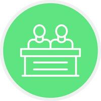 Jury Creative Icon Design vector