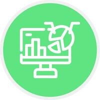 Data Analytics Creative Icon Design vector