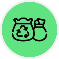 Garbage Creative Icon Design vector