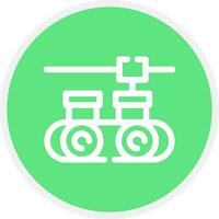 Conveyor Belt Creative Icon Design vector