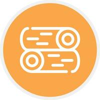Log Creative Icon Design vector