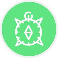 Compass Creative Icon Design vector
