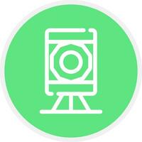 Theodolite Creative Icon Design vector