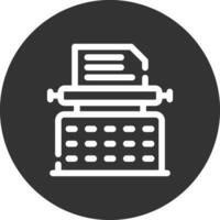 Typewriter Creative Icon Design vector