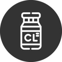 Chlorine Creative Icon Design vector