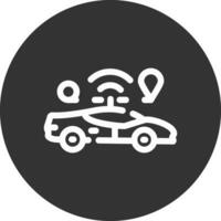 Self Driving Creative Icon Design vector