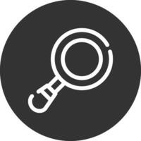 Magnifying Glass Creative Icon Design vector