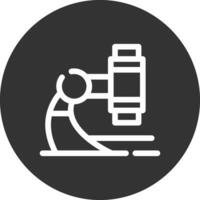 diseño de icono creativo de microscopio vector