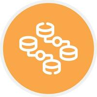 Unstructured Data Creative Icon Design vector