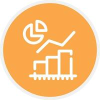 Statistical Analysis Creative Icon Design vector