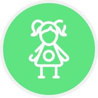 Doll Creative Icon Design vector