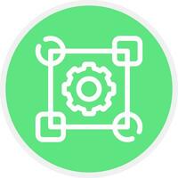 Pattern System Creative Icon Design vector