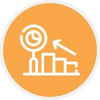 Predictive Analytics Creative Icon Design vector