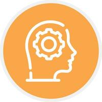 Machine Learning Creative Icon Design vector