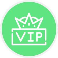 VIP Creative Icon Design vector