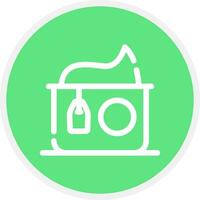Cream Creative Icon Design vector