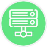 Server Creative Icon Design vector