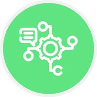 Business Automation Creative Icon Design vector