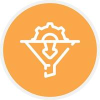 Line Circle Design vector
