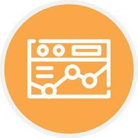 Web Analytics Creative Icon Design vector