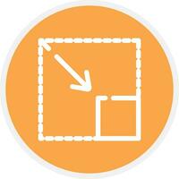 Downsizing Creative Icon Design vector