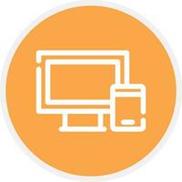 Responsive Web Design Creative Icon Design vector