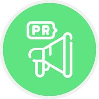 Public Relations Creative Icon Design vector