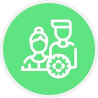 Focus Group Creative Icon Design vector