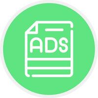 Print Advertisements Creative Icon Design vector