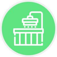 Bathtub Creative Icon Design vector