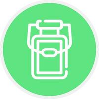 Milk Jar Creative Icon Design vector