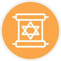 Scroll torah Creative Icon Design vector