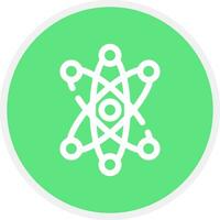 Atom Creative Icon Design vector