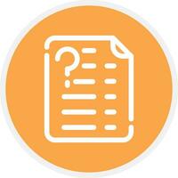 Question Creative Icon Design vector