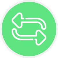Arrows Repeat Creative Icon Design vector
